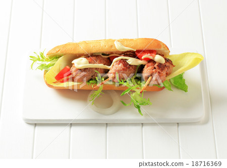 Kofta sandwich Kofta sandwich 18716369