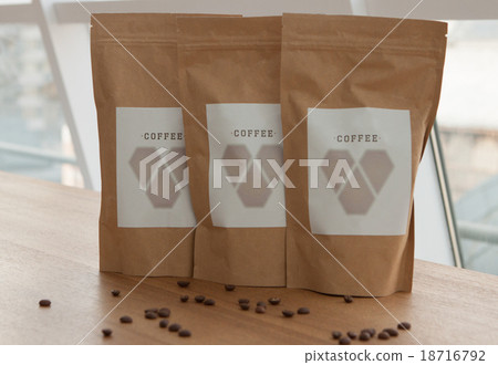 Paper packaging coffee bag 18716792
