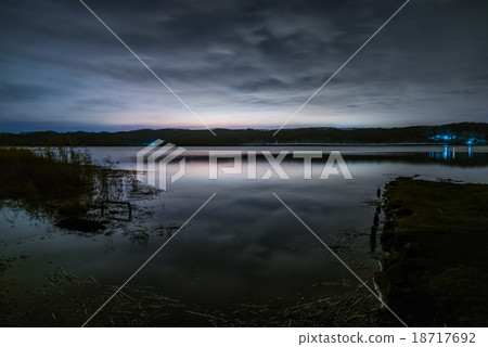 Night lake 18717692