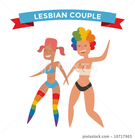 Homosexual gay and lesbian people vector Homosexual gay and lesbian people vector 18717983