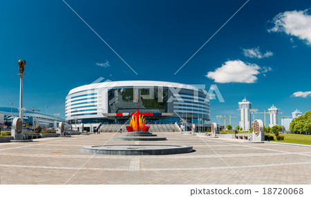 The building of the sports complex Minsk Arena in 18720068