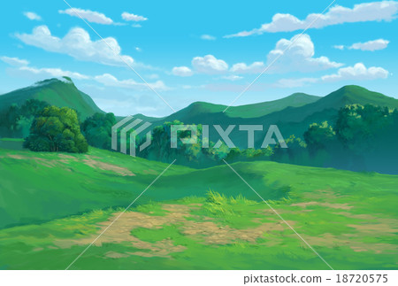 meadow background 18720575
