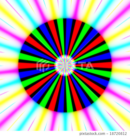 Rainbow waves generated texture 18720812