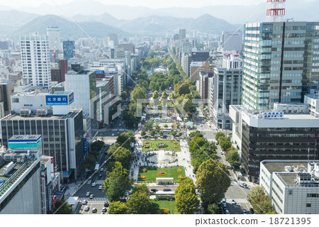 從札幌電視塔查看 18721395