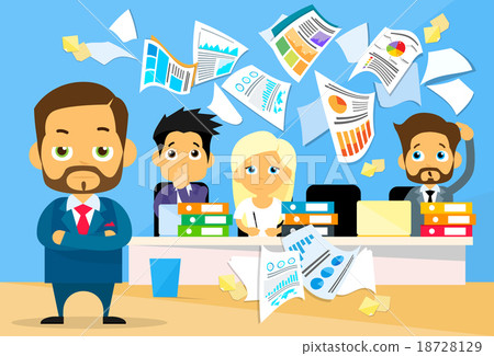 Business People Conflict Problem, Boss Team Business People Conflict Problem, Boss Team 18728129