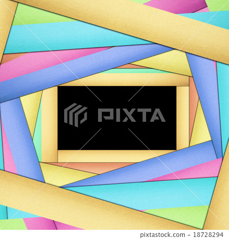 Abstract colorful geometric rectangle background 18728294