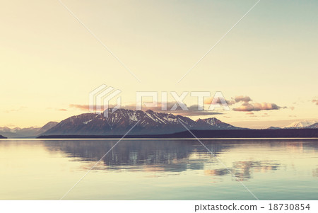 Lake on Alaska 18730854