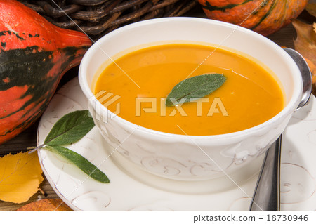 Autumn Pumpkin soup Autumn Pumpkin soup 18730946