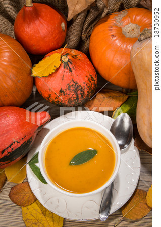 Autumn Pumpkin soup 18730952