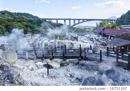 明礬地獄和明礬橋 18731107