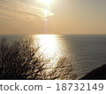 Sunset on the beach 18732149