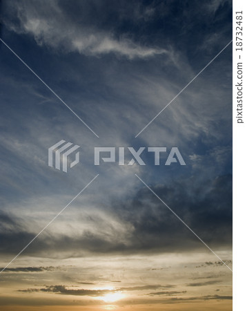 dark evening sky dark evening sky 18732481