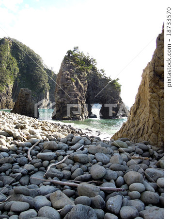 西伊佐多島的Ukishima（Futto）海岸 18733570