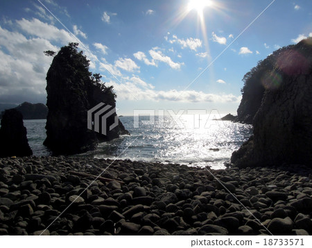 西伊佐多島的Ukishima（Futto）海岸 18733571