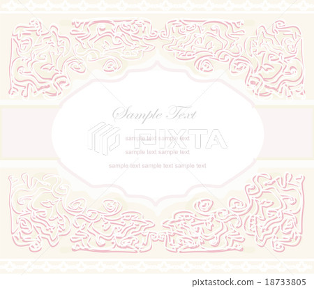 floral invitation card floral invitation card 18733805