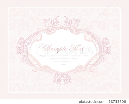 floral invitation card floral invitation card 18733806