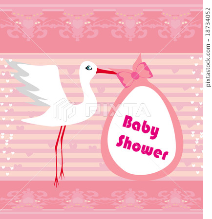 Baby shower greeting card Baby shower greeting card 18734052