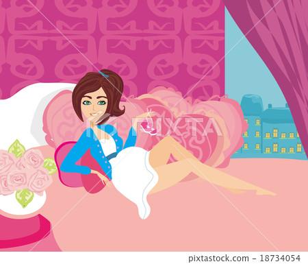 Pregnant woman expecting a girl Pregnant woman expecting a girl 18734054