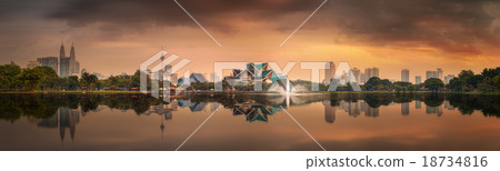 Beautiful cityscape of Kuala Lumpur skyline Beautiful cityscape of Kuala Lumpur skyline 18734816