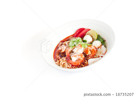 Sour prawn soup 18735207