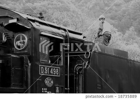 Steam locomotive and engine Steam locomotive and engine 18735889