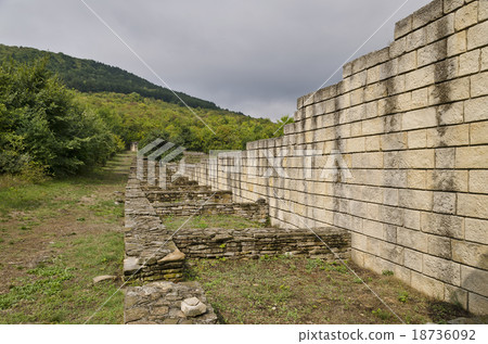 Ruins of the medieval town of Veliki Preslav 18736092