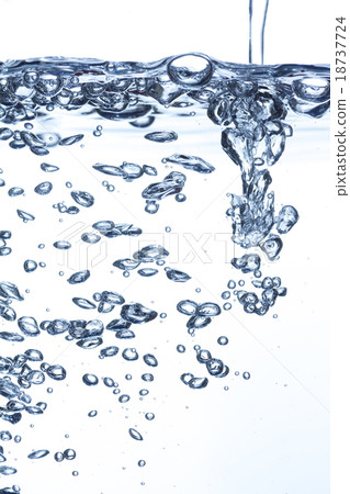 Bubbles in fresh water 18737724