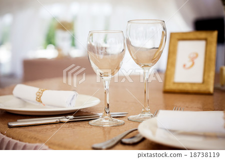 Table setting for celebration Table setting for celebration 18738119