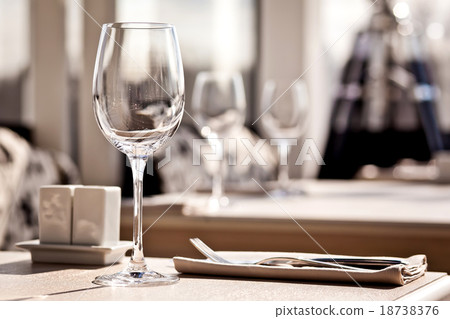 Empty glasses Empty glasses 18738376