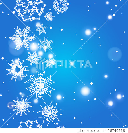 Snowflake Pattern. Christmas and new year concept Snowflake Pattern. Christmas and new year concept 18740318