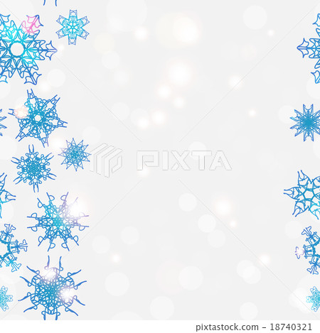 Snowflake Pattern. Christmas and new year concept Snowflake Pattern. Christmas and new year concept 18740321