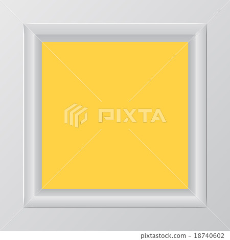 empty colorful frame on wall - Stock Illustration [18740602] - PIXTA