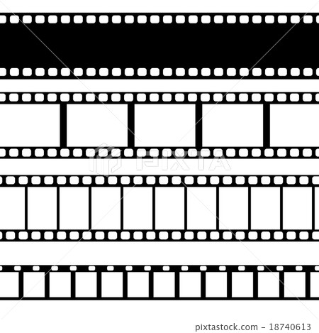 Vector film strip illustration. 18740613