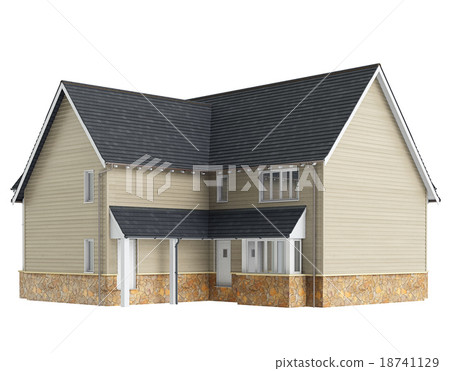House wooden facade 18741129