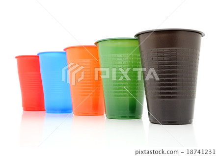 Color disposable glasses 18741231