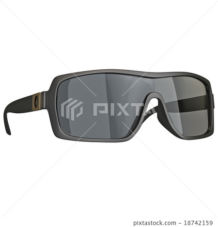 Sunglasses with black frame plastic 18742159