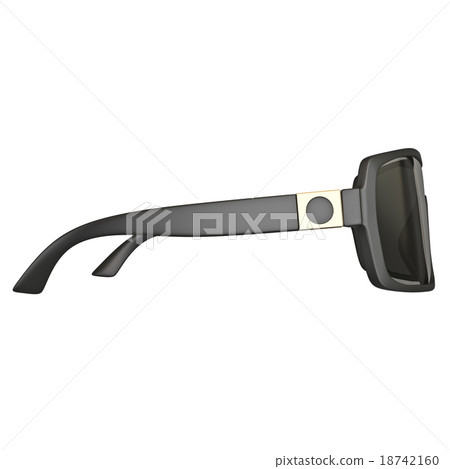 Sunglasses black, side view Sunglasses black, side view 18742160