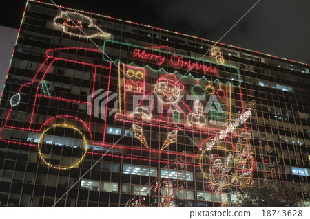 christmas Lighting at hong kong at 2015 18743628