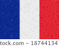 France Flag Mosaic 18744134