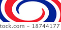 France Flag Whirl 18744177