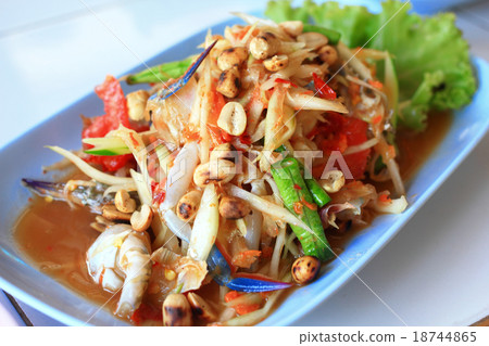 Thai papaya salad traditional Thai food 18744865