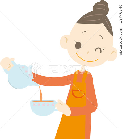 媽媽倒茶 18746340