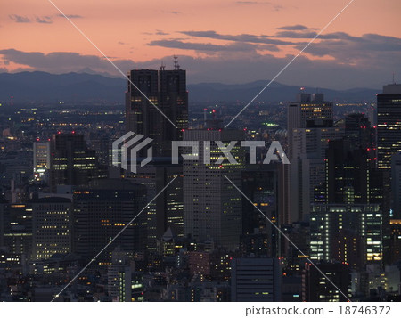 城市景觀新宿分中心城市 18746372