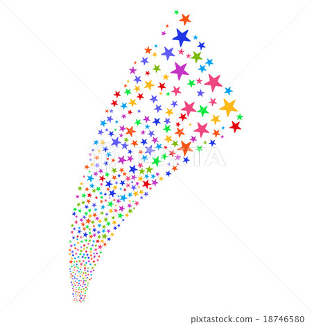 Pyrotechnic Star Fireworks Stream Pyrotechnic Star Fireworks Stream 18746580
