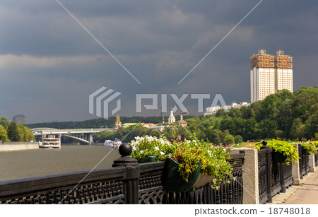 Flowers in Sparrow Hills park - Russia, Moscow 18748018
