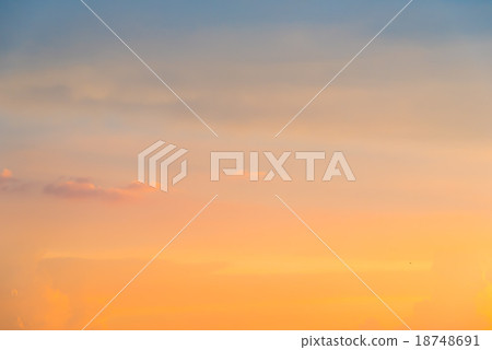 Sky in sunset 18748691