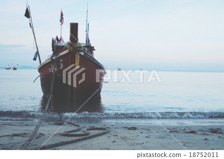 Fishing boat at thailand sea 18752011
