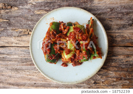 Cucumber kimchi korean food Cucumber kimchi korean food 18752239