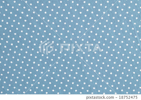 Polka dot fabric texture. Use as background. 18752475
