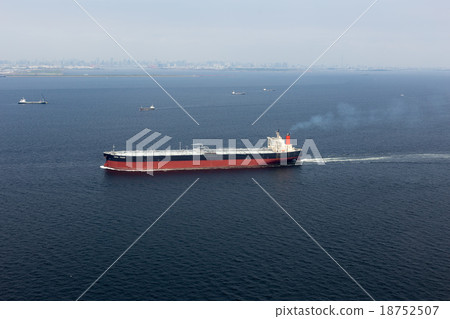 Large tanker sailing in Tokyo Bay Large tanker sailing in Tokyo Bay 18752507